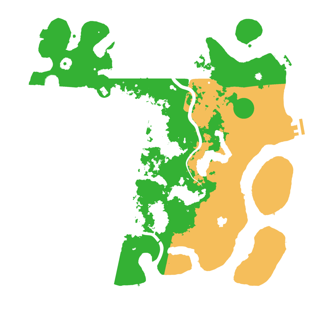 Biome Rust Map: Procedural Map, Size: 4000, Seed: 77284