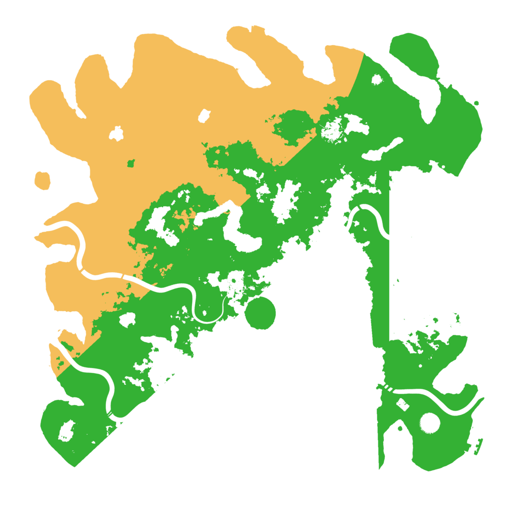 Biome Rust Map: Procedural Map, Size: 4500, Seed: 2133162539