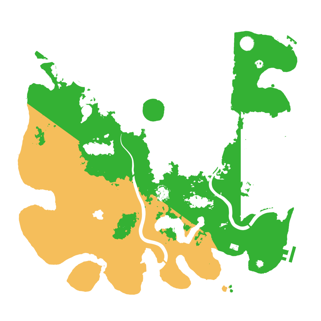 Biome Rust Map: Procedural Map, Size: 4000, Seed: 1131461598