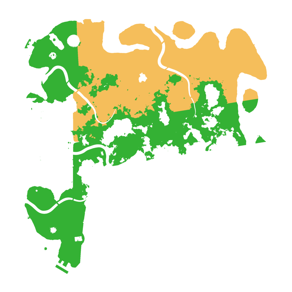 Biome Rust Map: Procedural Map, Size: 4250, Seed: 86151445