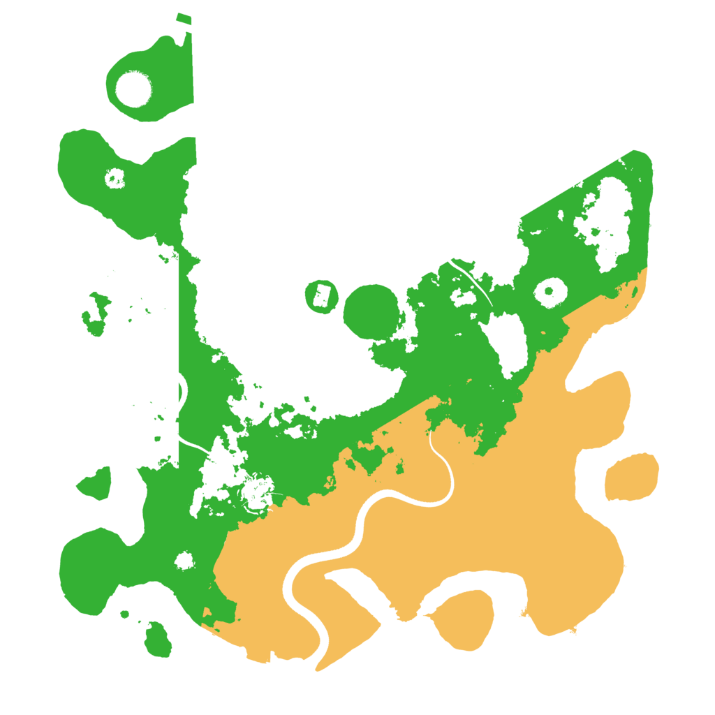 Biome Rust Map: Procedural Map, Size: 3500, Seed: 1420701279