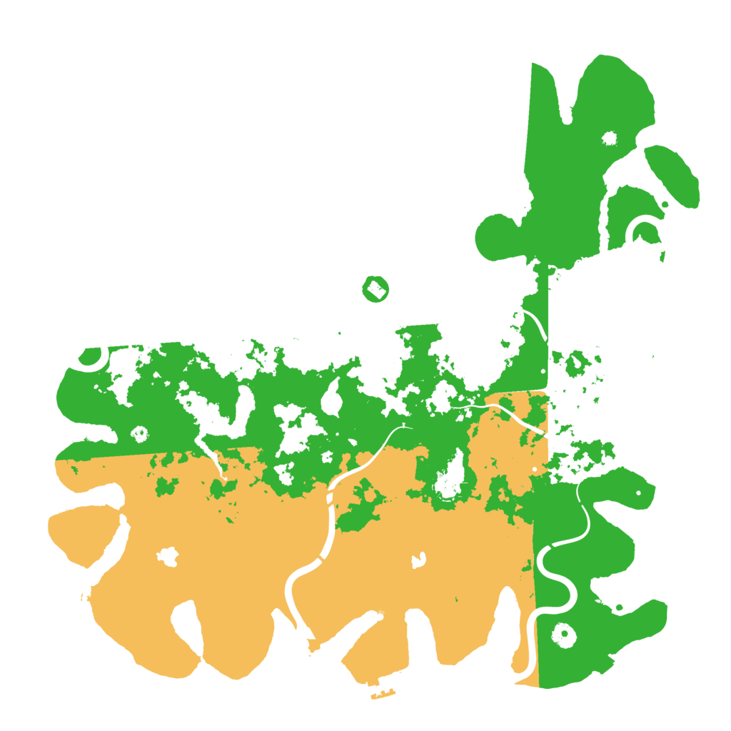 Biome Rust Map: Procedural Map, Size: 4500, Seed: 1718266045