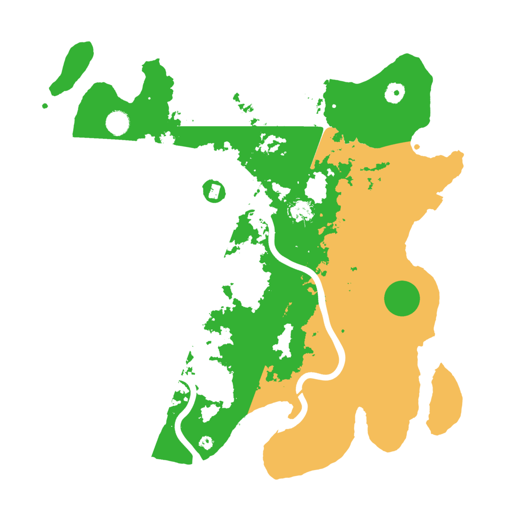 Biome Rust Map: Procedural Map, Size: 3750, Seed: 732400988