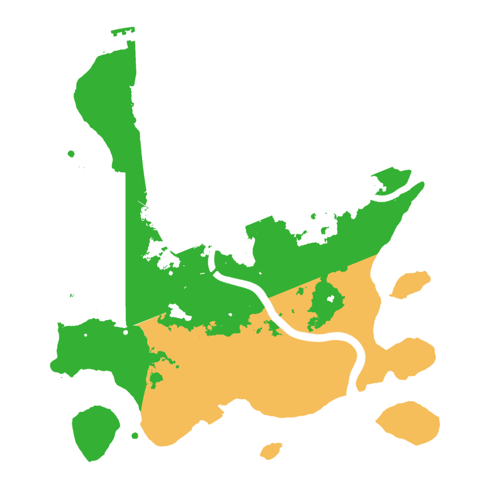 Biome Rust Map: Procedural Map, Size: 3000, Seed: 2104033560