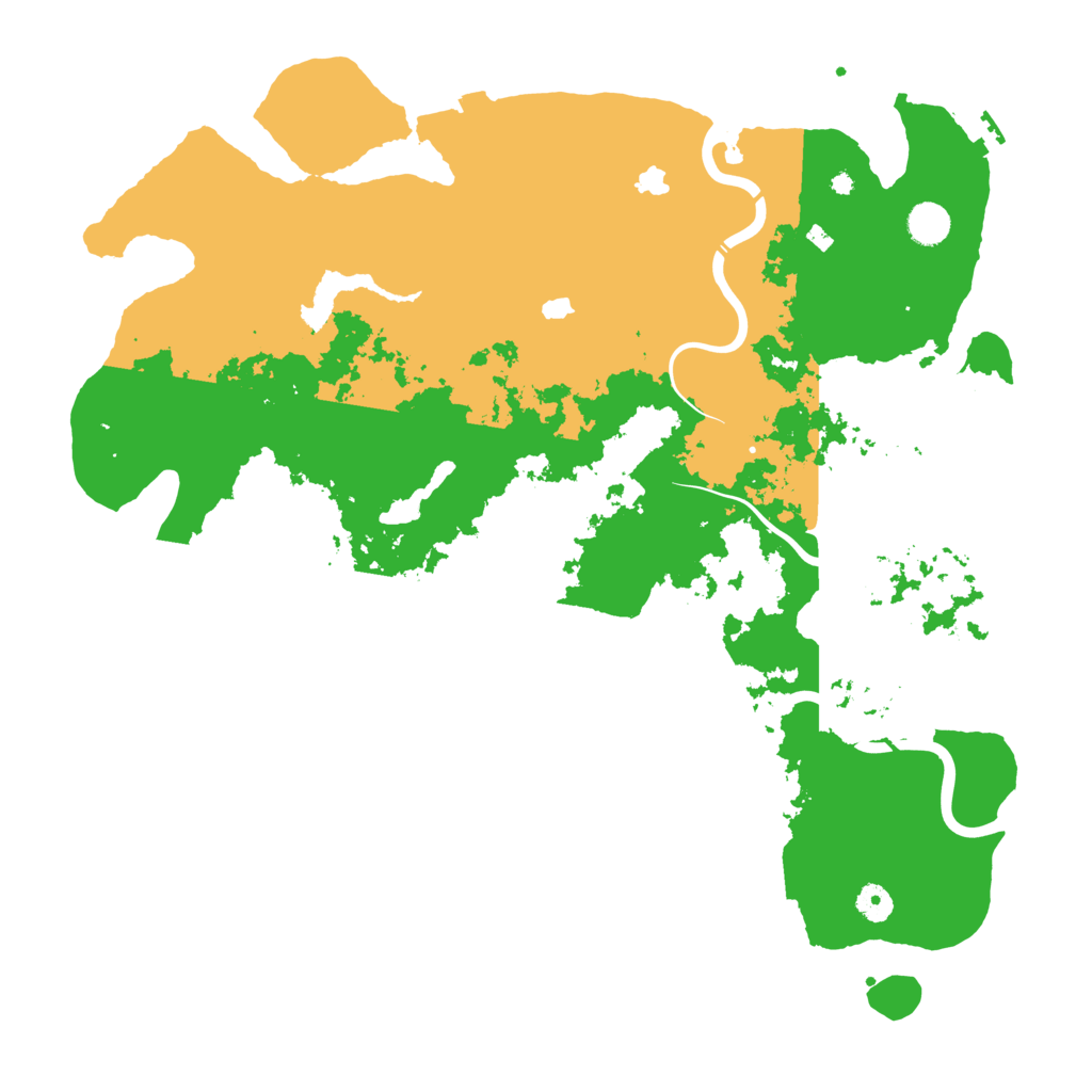 Biome Rust Map: Procedural Map, Size: 4500, Seed: 962846350