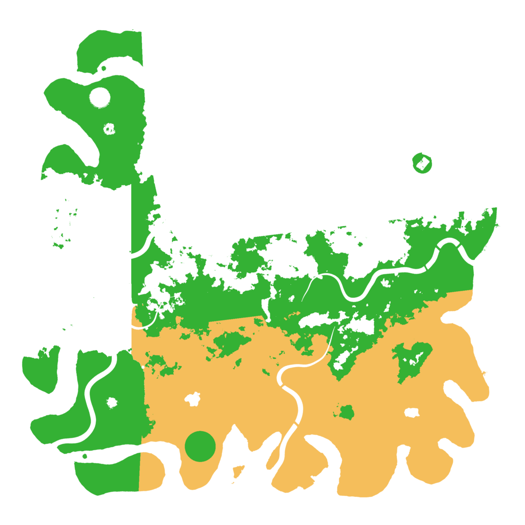 Biome Rust Map: Procedural Map, Size: 4500, Seed: 718094753
