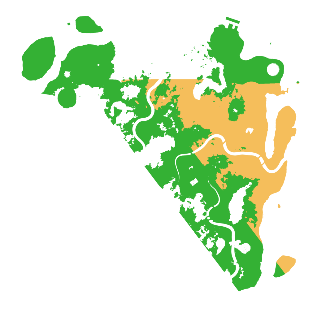 Biome Rust Map: Procedural Map, Size: 4500, Seed: 630574395