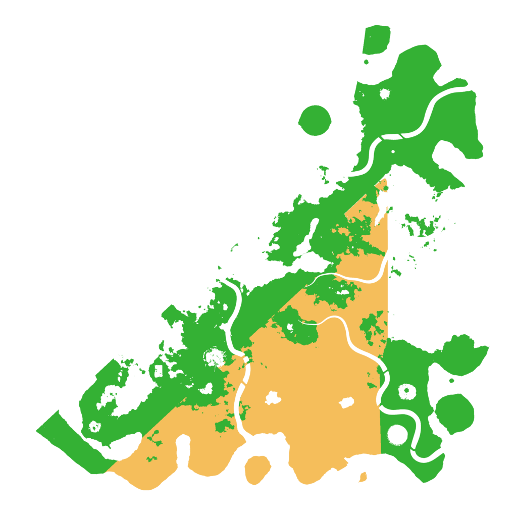 Biome Rust Map: Procedural Map, Size: 4500, Seed: 2040829411