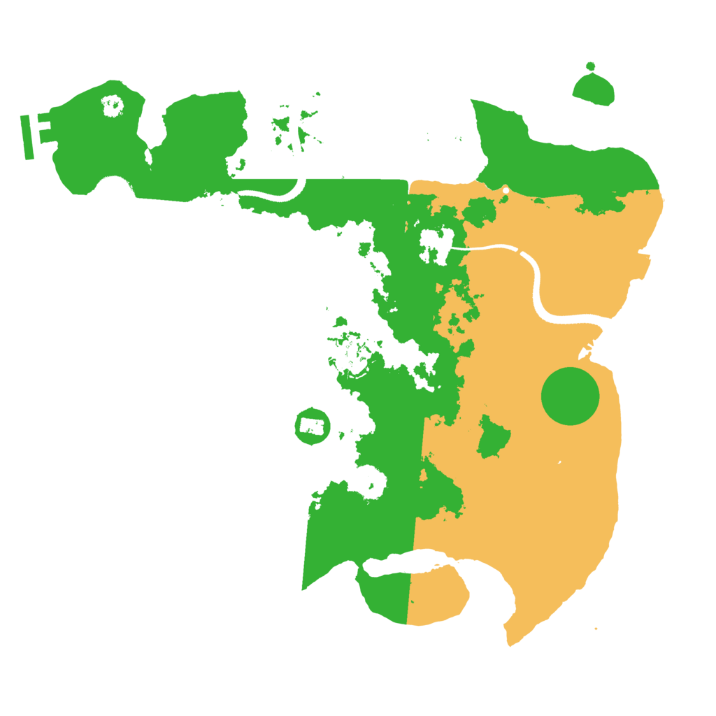 Biome Rust Map: Procedural Map, Size: 3250, Seed: 2007735088