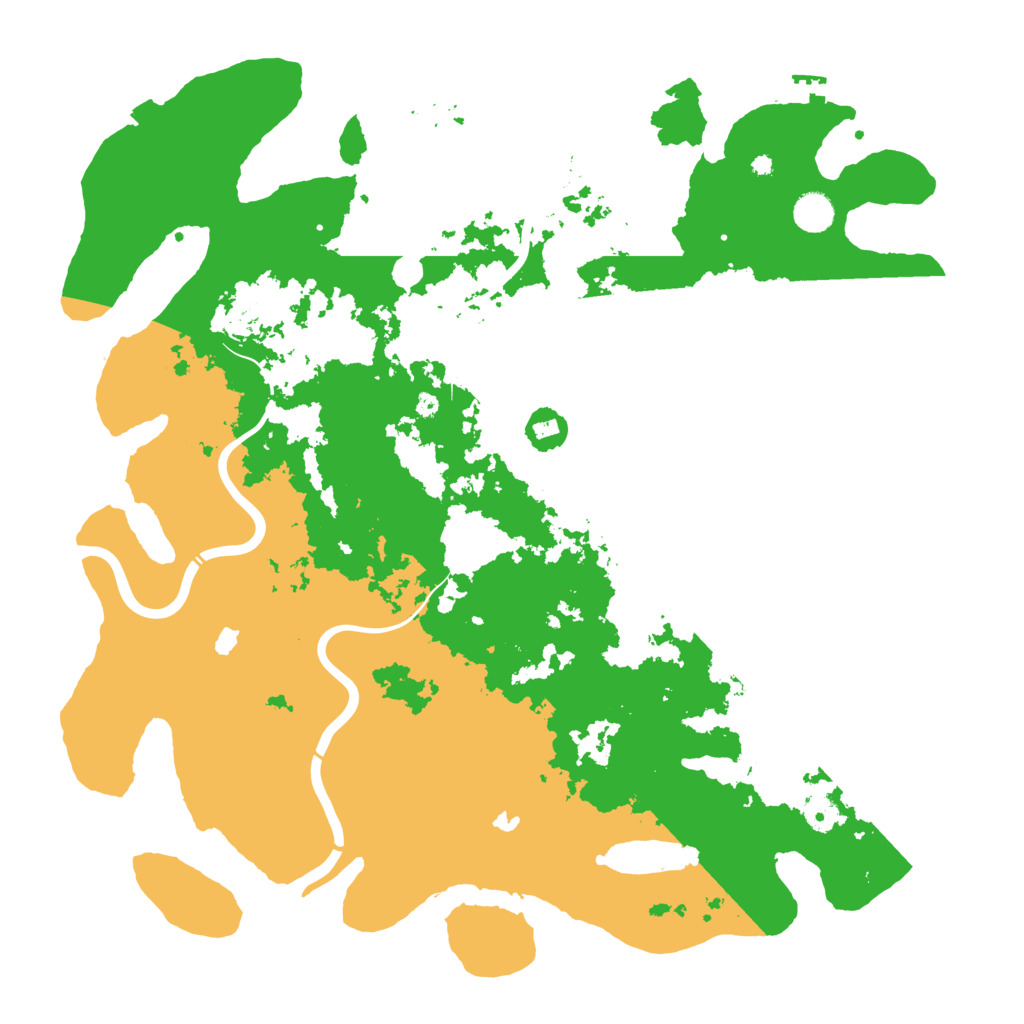 Biome Rust Map: Procedural Map, Size: 4500, Seed: 2117007945