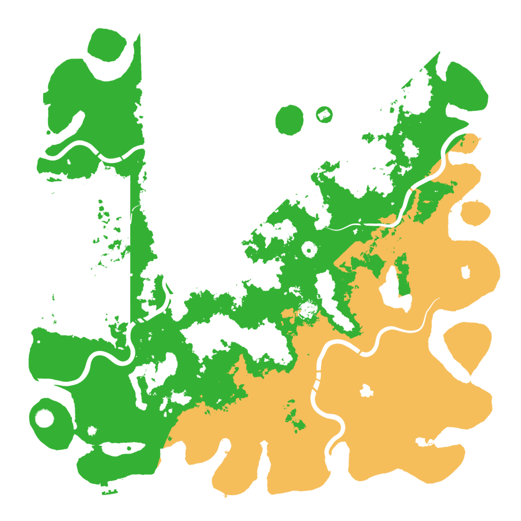 Biome Rust Map: Procedural Map, Size: 5000, Seed: 2128749943