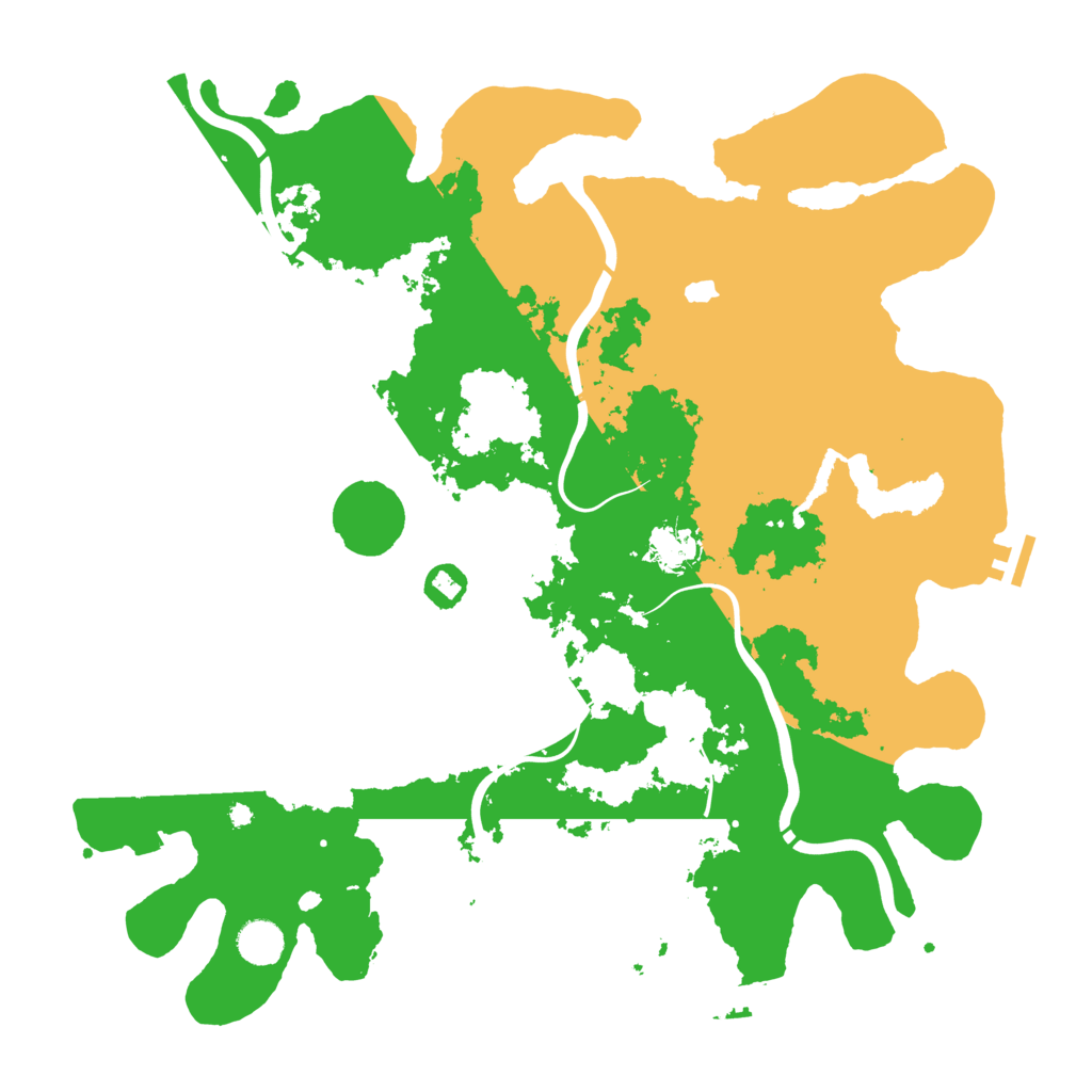 Biome Rust Map: Procedural Map, Size: 4250, Seed: 427585589