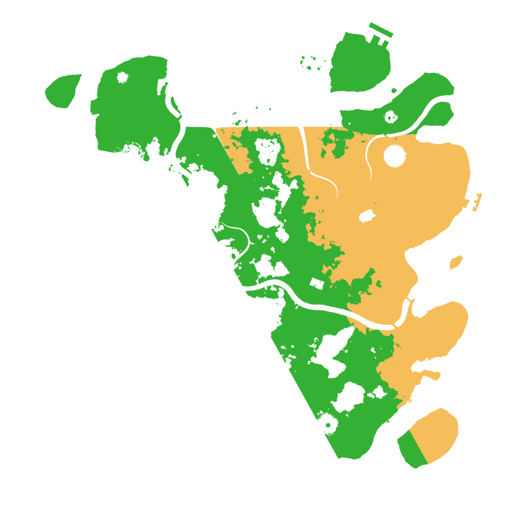 Biome Rust Map: Procedural Map, Size: 4050, Seed: 409864133