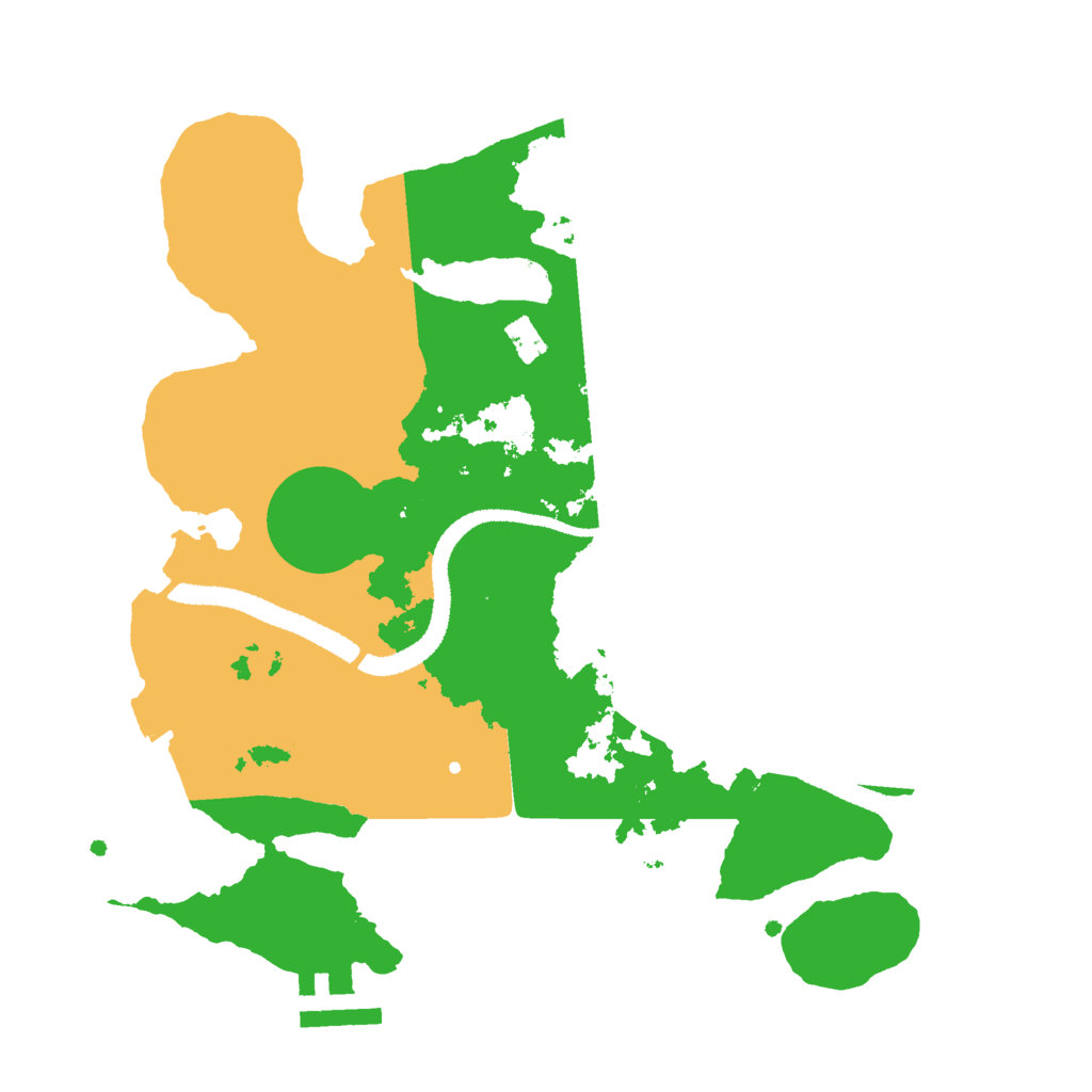 Biome Rust Map: Procedural Map, Size: 2700, Seed: 1887767