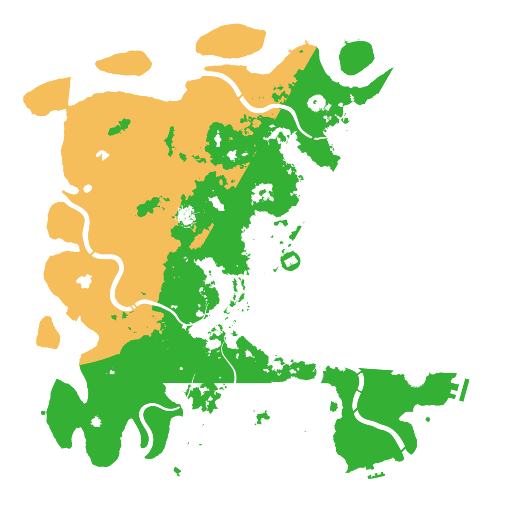 Biome Rust Map: Procedural Map, Size: 4500, Seed: 1532329841