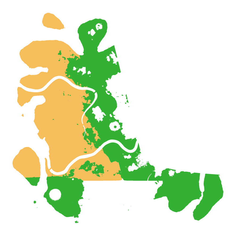 Biome Rust Map: Procedural Map, Size: 3650, Seed: 869861158