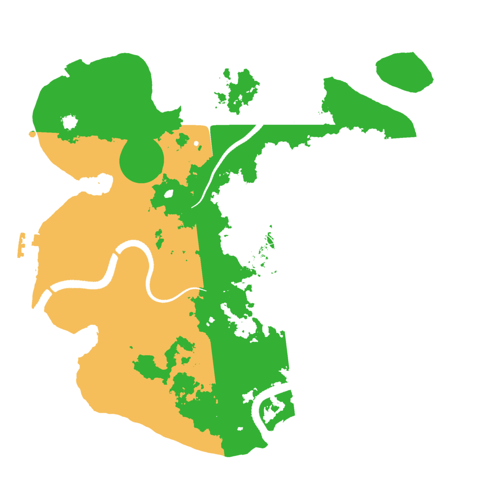 Biome Rust Map: Procedural Map, Size: 3000, Seed: 52819
