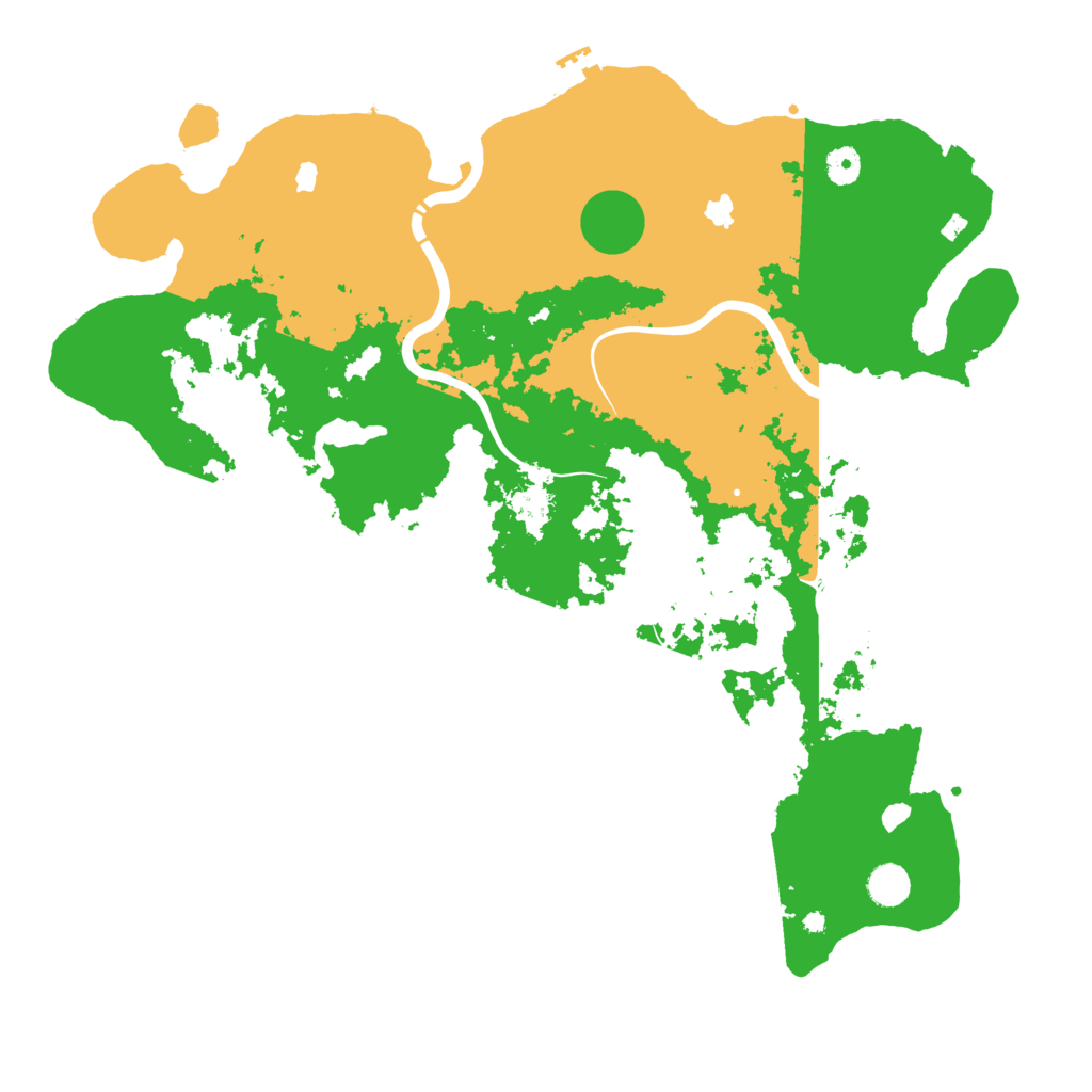 Biome Rust Map: Procedural Map, Size: 4500, Seed: 957068930