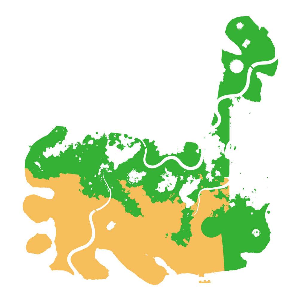 Biome Rust Map: Procedural Map, Size: 4000, Seed: 222725452