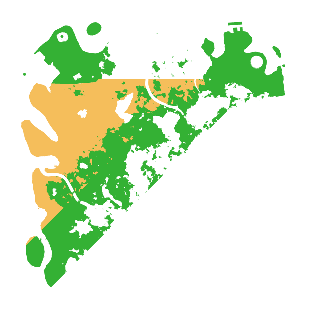 Biome Rust Map: Procedural Map, Size: 4500, Seed: 1743926558