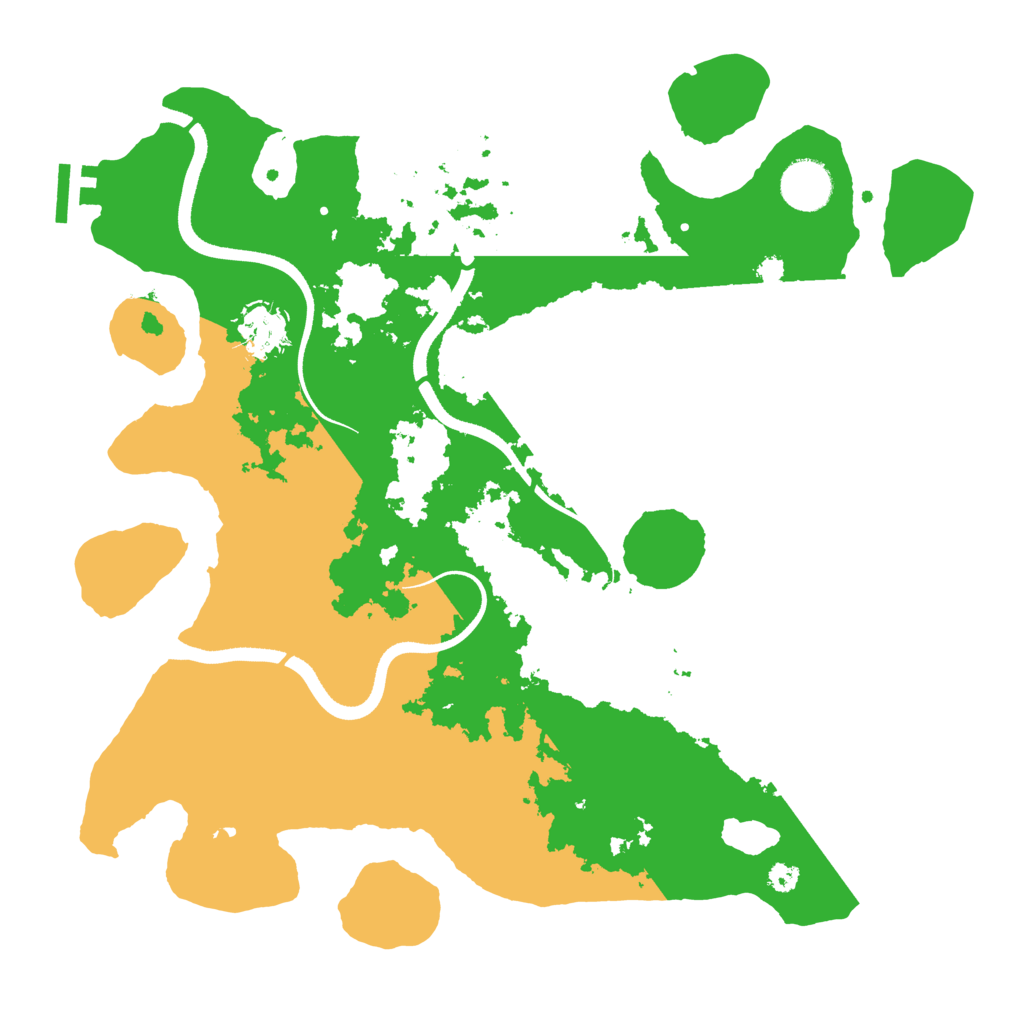 Biome Rust Map: Procedural Map, Size: 3500, Seed: 1551736989