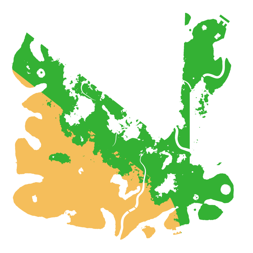 Biome Rust Map: Procedural Map, Size: 4500, Seed: 691762579