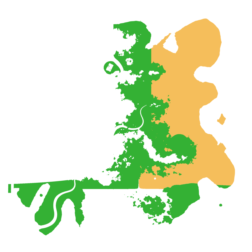 Biome Rust Map: Procedural Map, Size: 3500, Seed: 1610758209