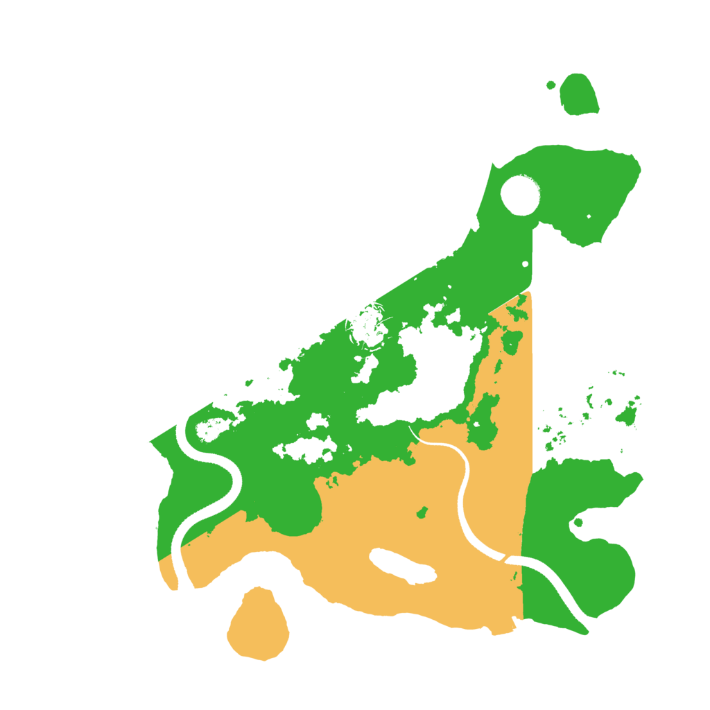 Biome Rust Map: Procedural Map, Size: 3300, Seed: 1406717357