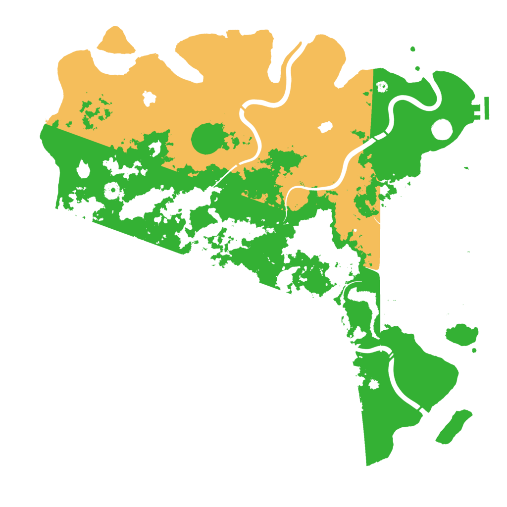 Biome Rust Map: Procedural Map, Size: 4500, Seed: 944501945