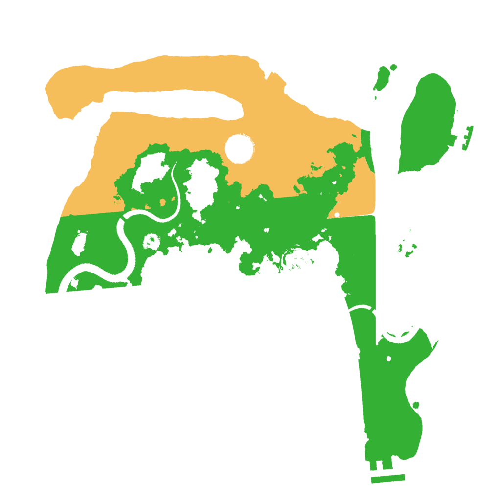 Biome Rust Map: Procedural Map, Size: 3000, Seed: 1222466106