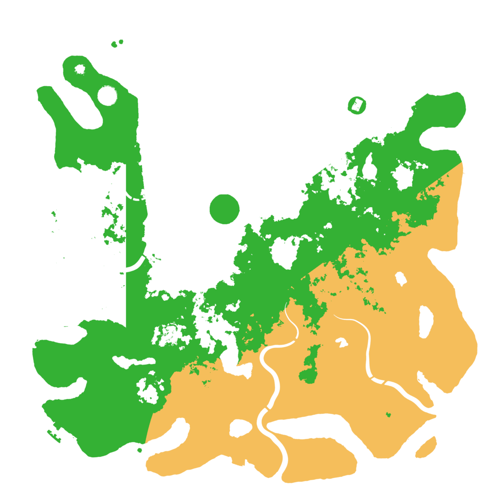 Biome Rust Map: Procedural Map, Size: 4500, Seed: 777666777