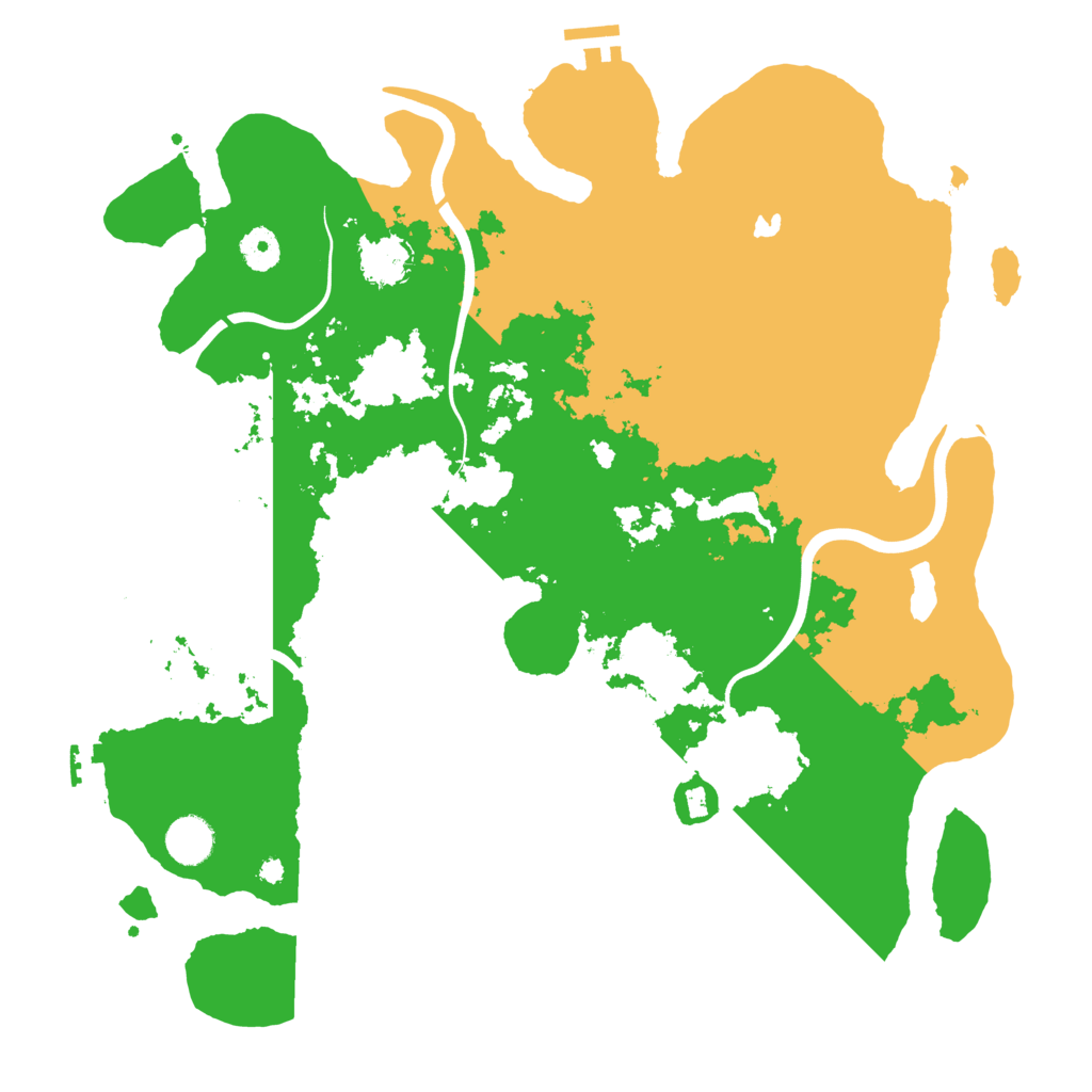 Biome Rust Map: Procedural Map, Size: 4000, Seed: 177280585