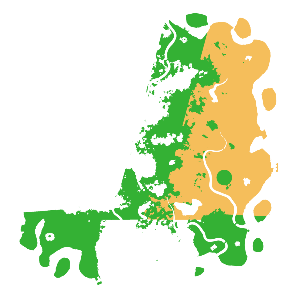 Biome Rust Map: Procedural Map, Size: 5000, Seed: 1210916780