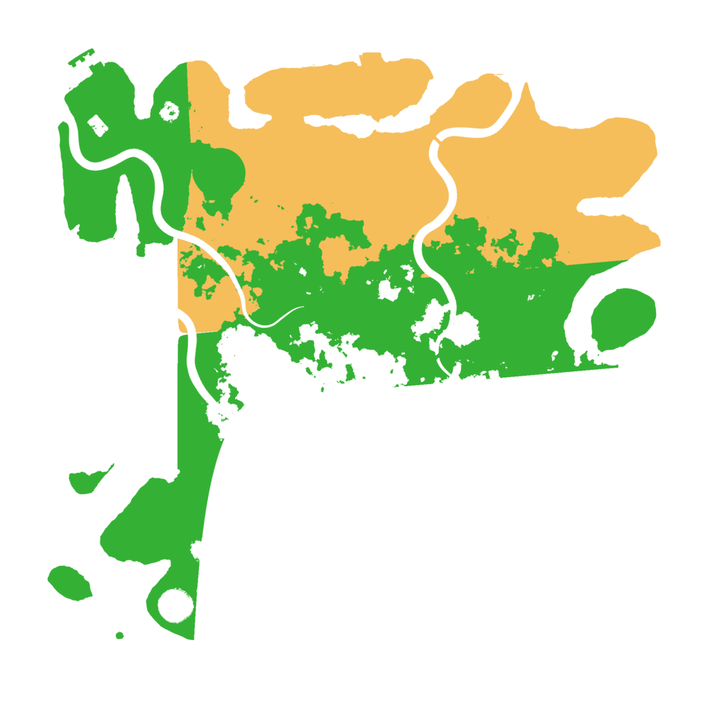 Biome Rust Map: Procedural Map, Size: 3750, Seed: 954008176