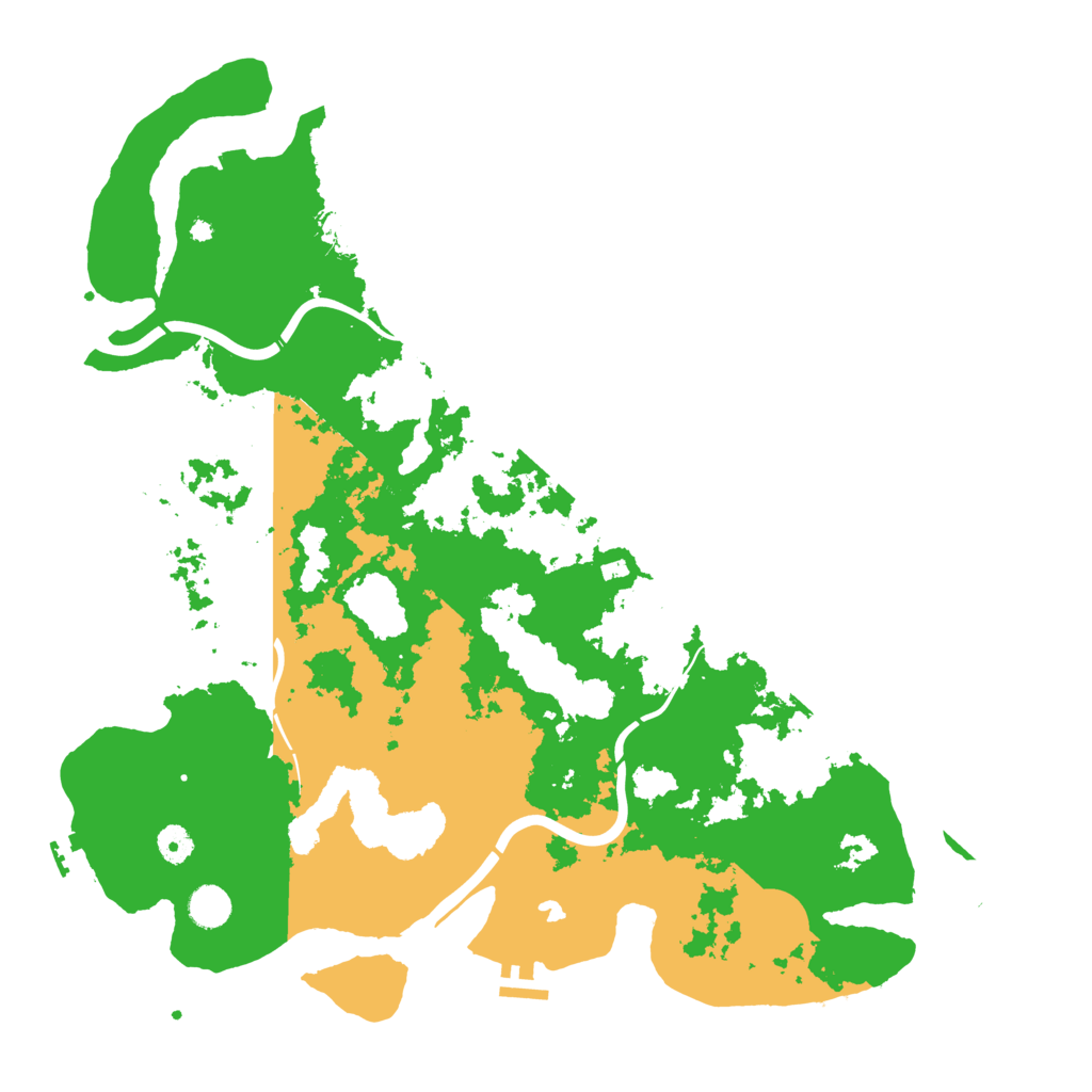 Biome Rust Map: Procedural Map, Size: 4500, Seed: 204236449