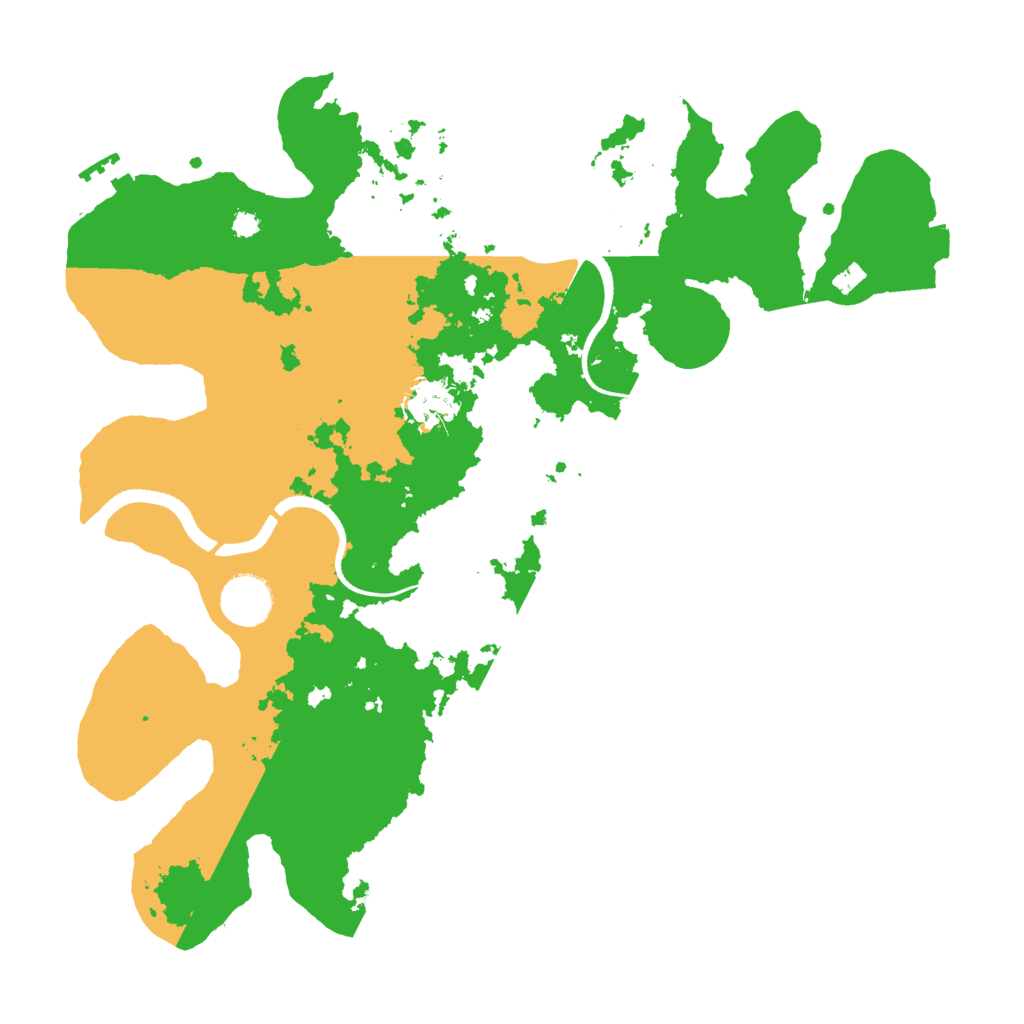 Biome Rust Map: Procedural Map, Size: 3500, Seed: 125601378