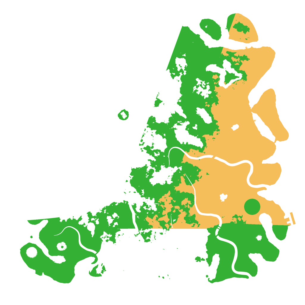 Biome Rust Map: Procedural Map, Size: 5000, Seed: 2475466