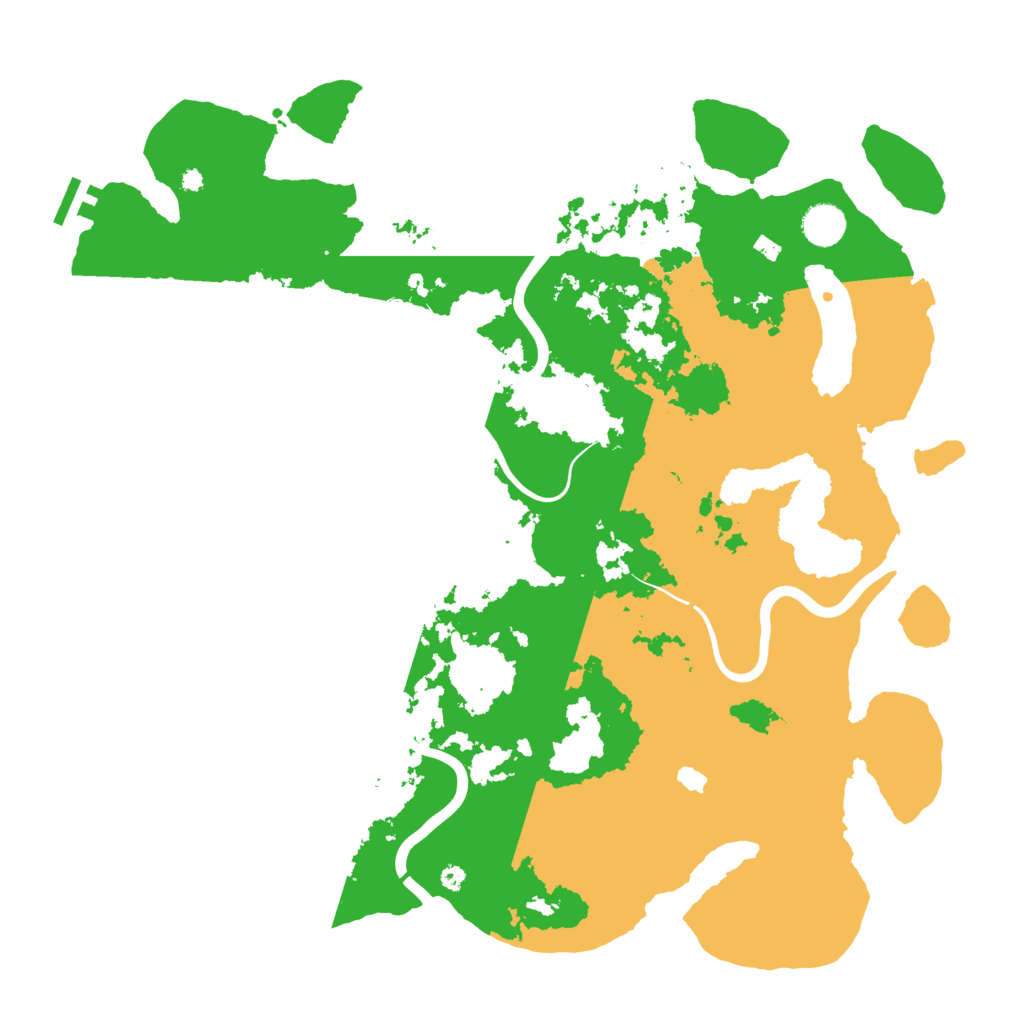 Biome Rust Map: Procedural Map, Size: 4200, Seed: 1167164507