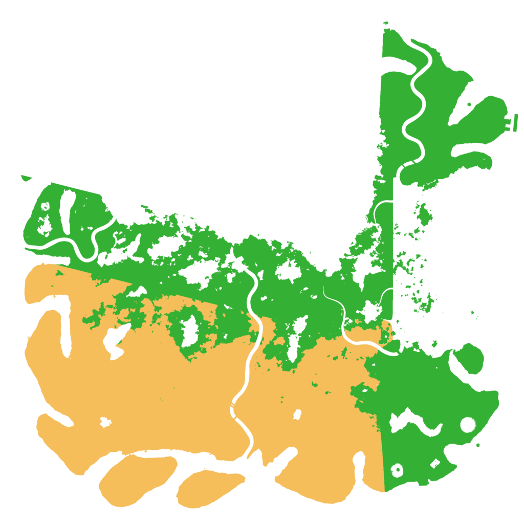 Biome Rust Map: Procedural Map, Size: 6000, Seed: 219313939