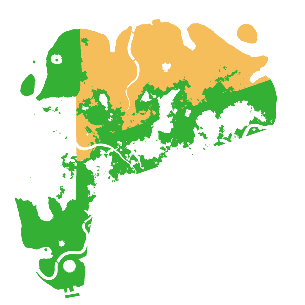 Biome Rust Map: Procedural Map, Size: 4300, Seed: 871699489