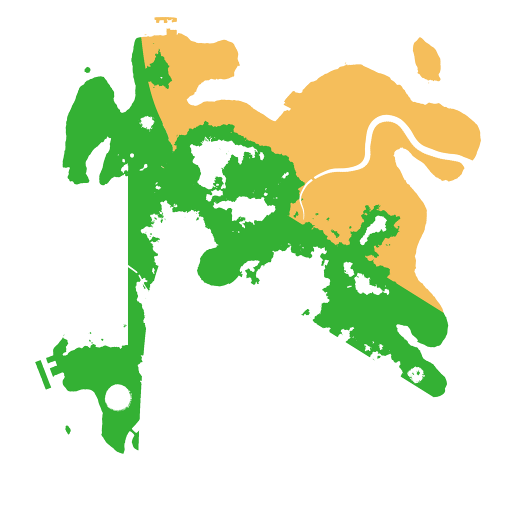 Biome Rust Map: Procedural Map, Size: 3500, Seed: 1708425426