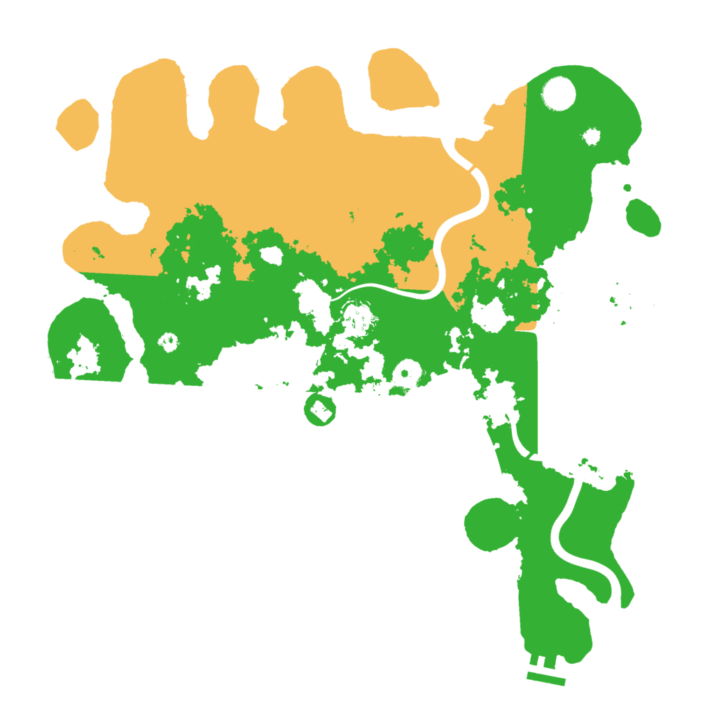 Biome Rust Map: Procedural Map, Size: 3750, Seed: 261806355