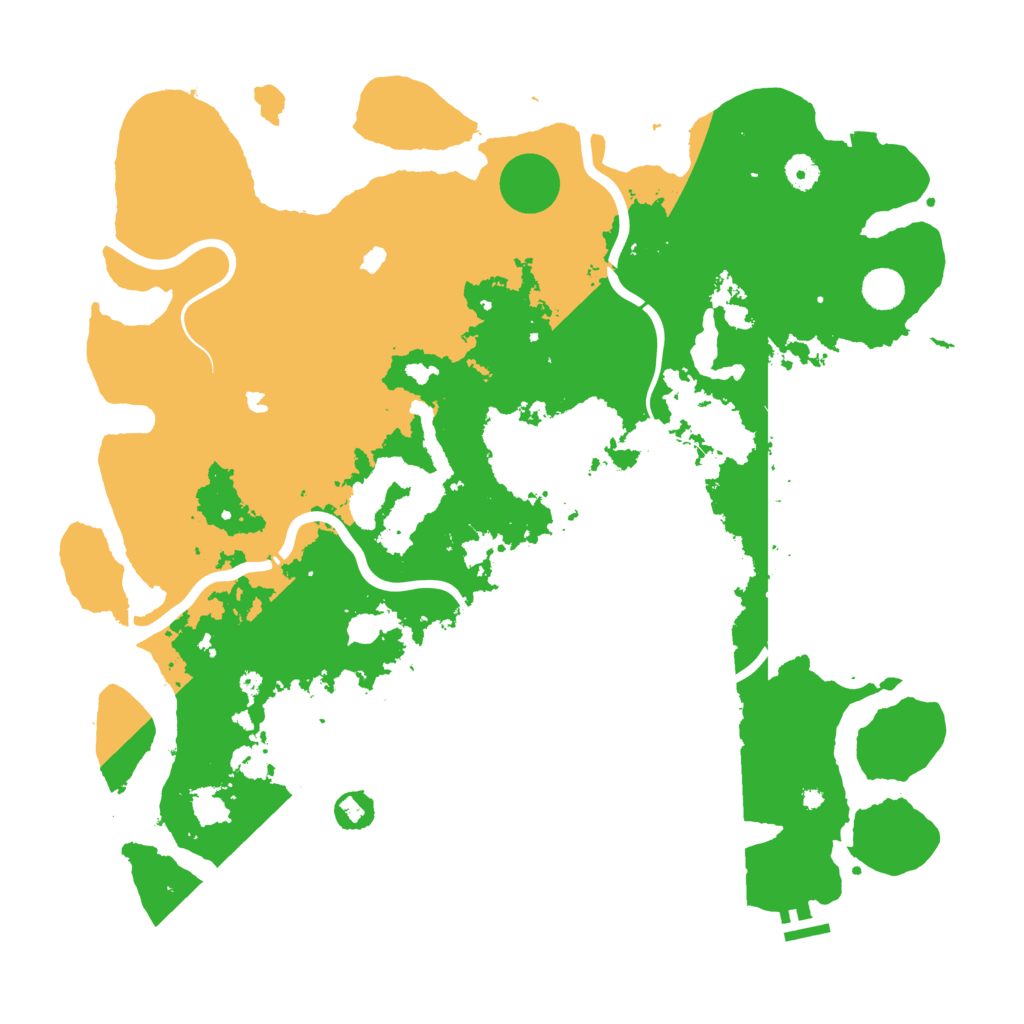 Biome Rust Map: Procedural Map, Size: 4500, Seed: 106292274
