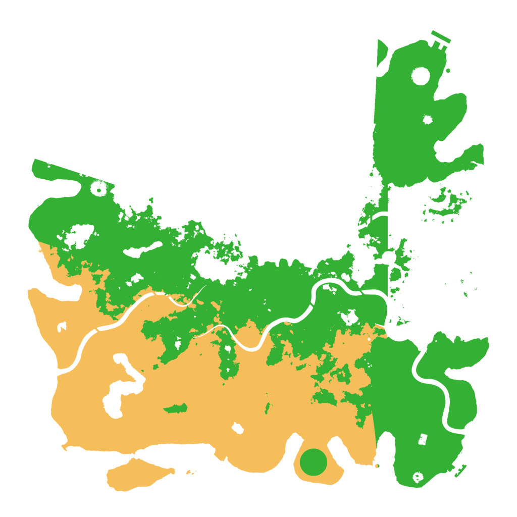 Biome Rust Map: Procedural Map, Size: 5000, Seed: 1611354131