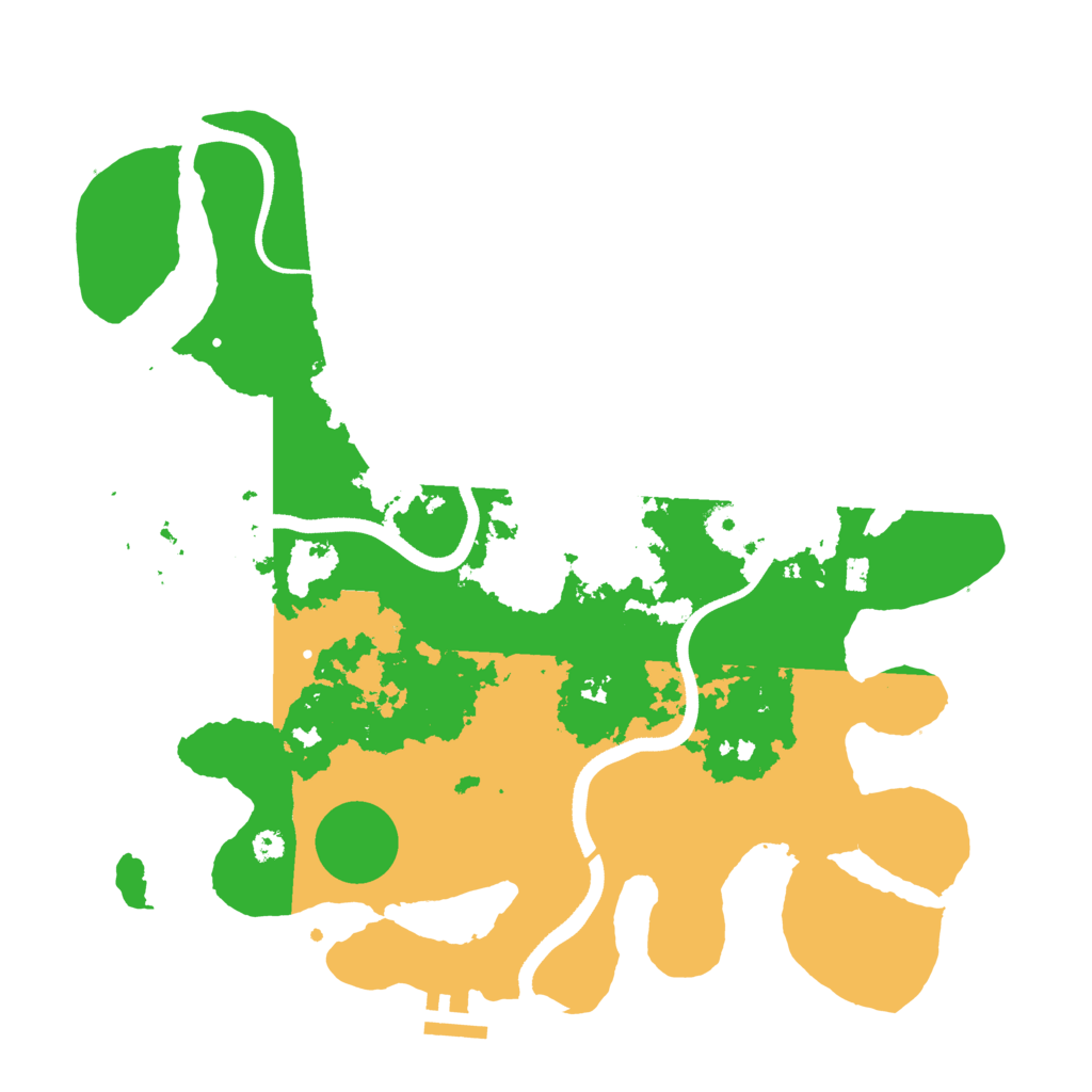 Biome Rust Map: Procedural Map, Size: 3500, Seed: 1390822743
