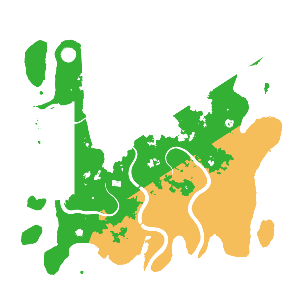 Biome Rust Map: Procedural Map, Size: 3500, Seed: 471653737