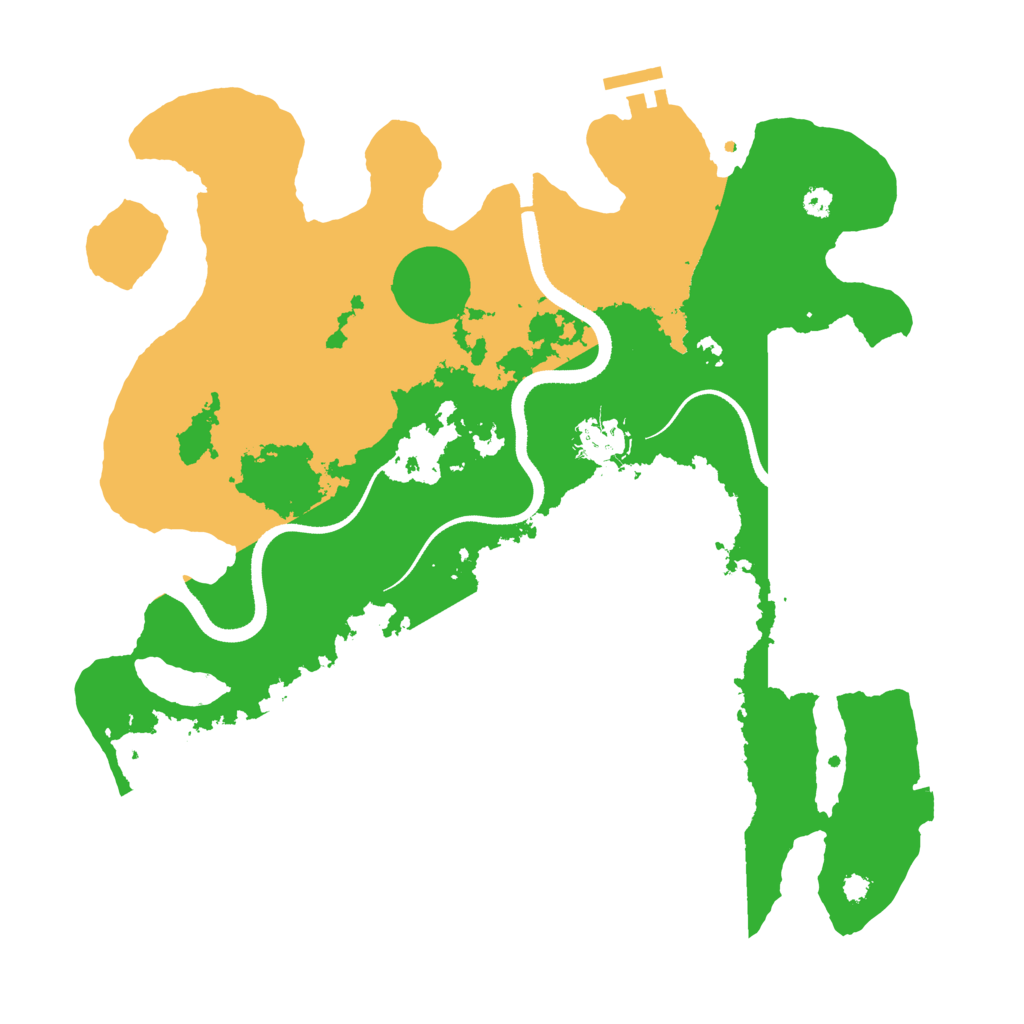 Biome Rust Map: Procedural Map, Size: 3500, Seed: 1015680100