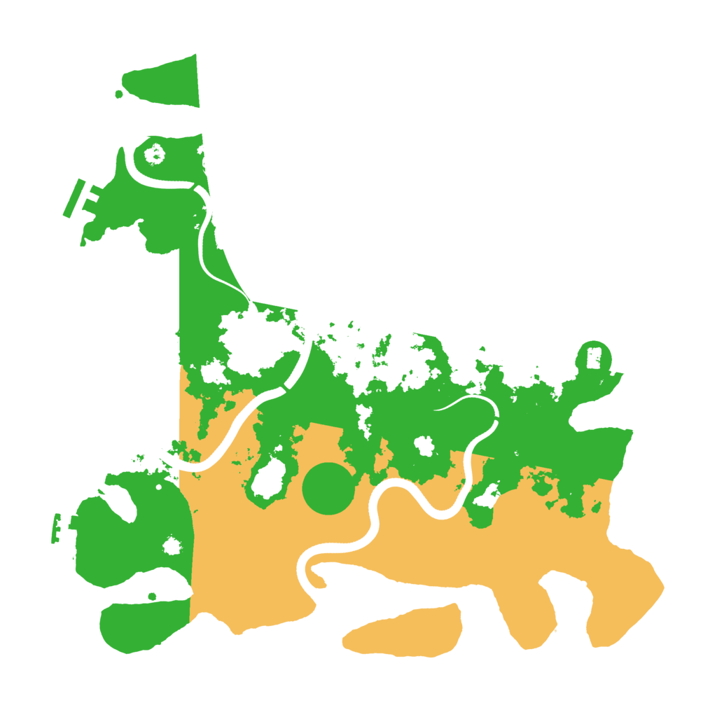 Biome Rust Map: Procedural Map, Size: 3600, Seed: 795648308