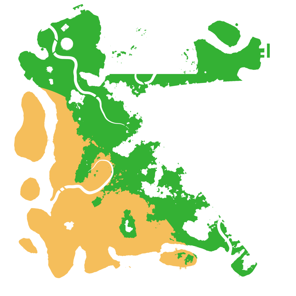 Biome Rust Map: Procedural Map, Size: 4250, Seed: 109706911