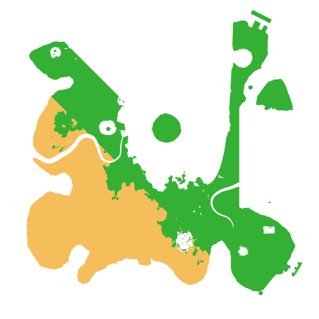 Biome Rust Map: Procedural Map, Size: 3000, Seed: 159852